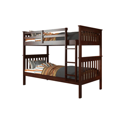 Donco Mission Bunkbed Cappuccino - KeyBedroom