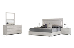 HomeRoots Modern Grey Queen Bedroom Set - KeyBedroom